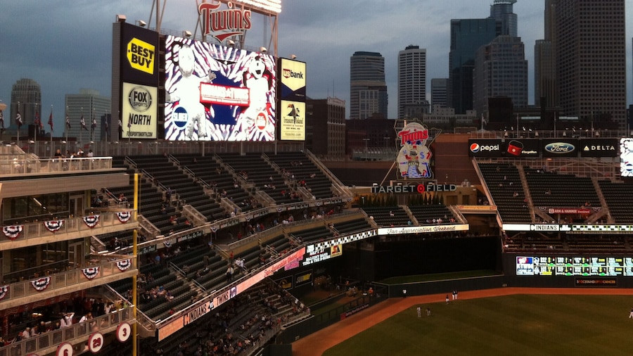 Target Field was the 3rd MLB stadium that I have visited. The weather was pretty cloudy, but it was a nice stadium nevertheless.