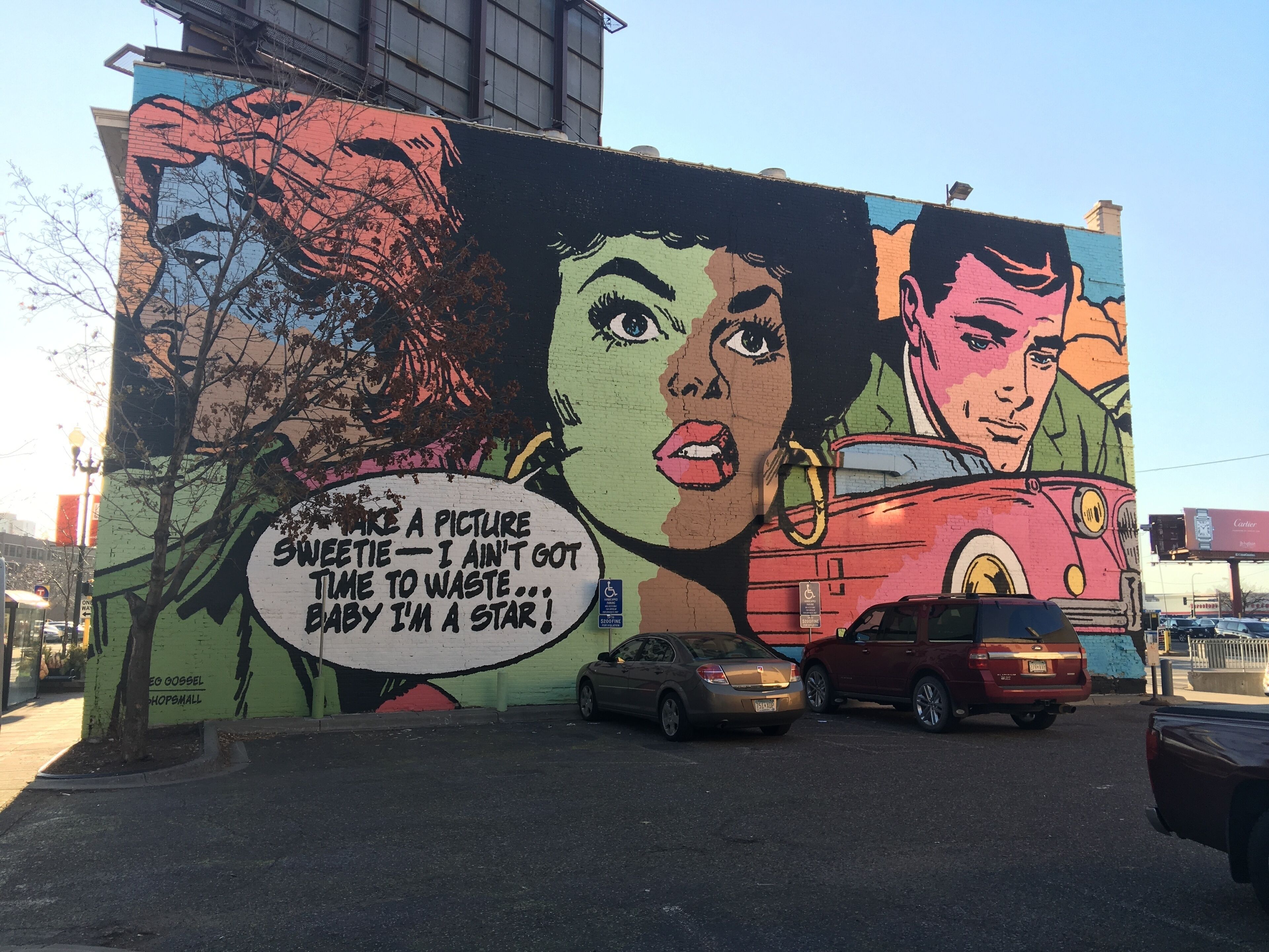 Hennepin ave Street Art!