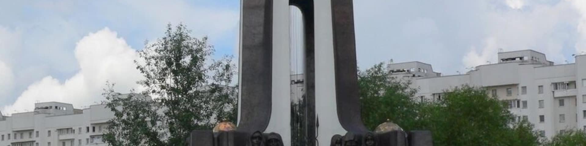The Island of Courage and Sorrow (also known as the Island of Tears, a small footbridge leads from the Trinity to the Island of Tears, a memorial commemorating Soviet soldiers from Belarus who died in the decade-long war with Afghanistan between 1979 and 1989. The centrepiece is the chapel, with haunting figures of grieving mothers, sisters and widows at its base. A nearby fountain features the boy-like figure of an angel, rigged up to cry teardrops. You may notice that a certain part of his anatomy is shinier than the rest. This is explained by the tradition of newlyweds visiting war memorials on their wedding day, and a modern folk belief that if the bride gropes this poor young lad’s privates she’ll be guaranteed children.