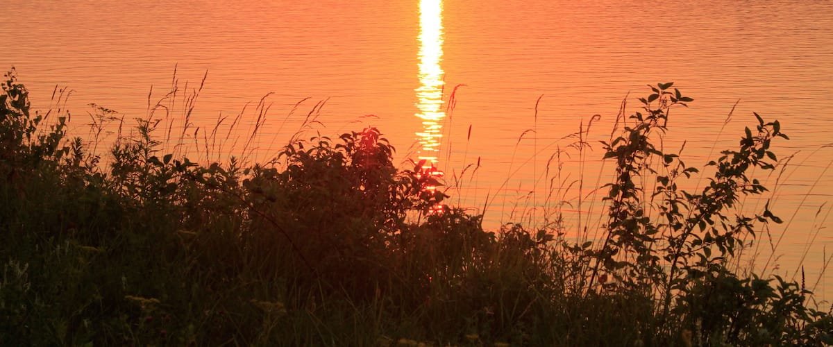 Sunset on the St Lawrence River, Massena, New York