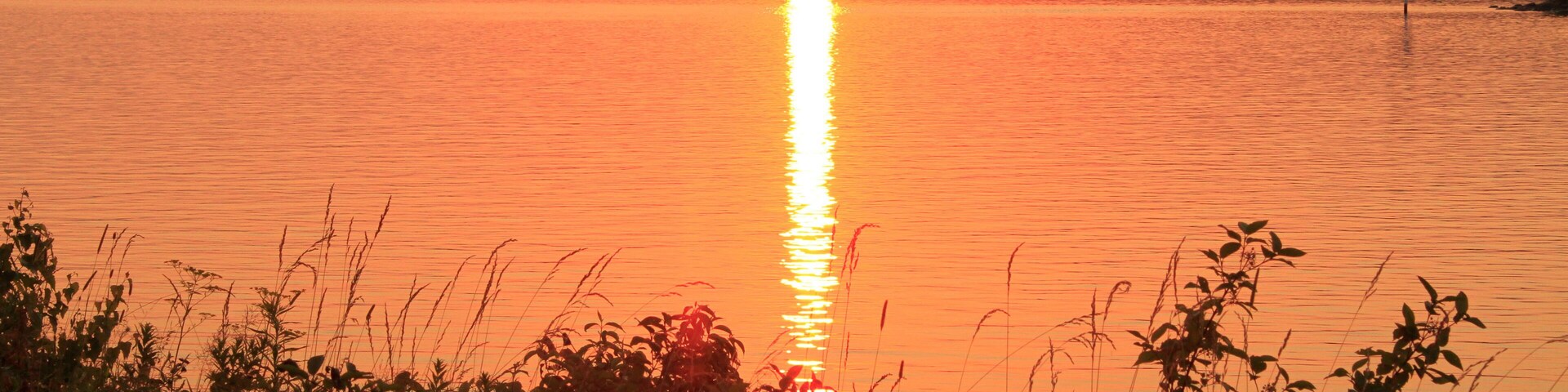 Sunset on the St Lawrence River, Massena, New York