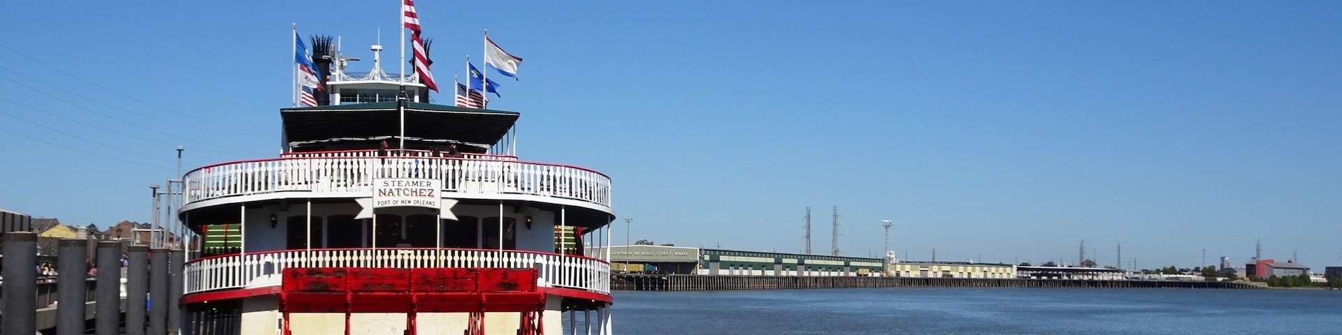 See the real steam powered engines on the Steamboat Natchez.