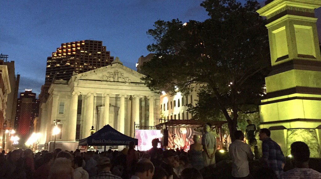 Wednesday at the Square - Kermit Ruffins on the stage! Amazing food vendors & Abita Purple Haze on tap!