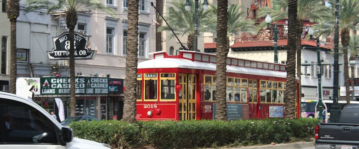 Nothing like a ride on a street car in New Orleans.