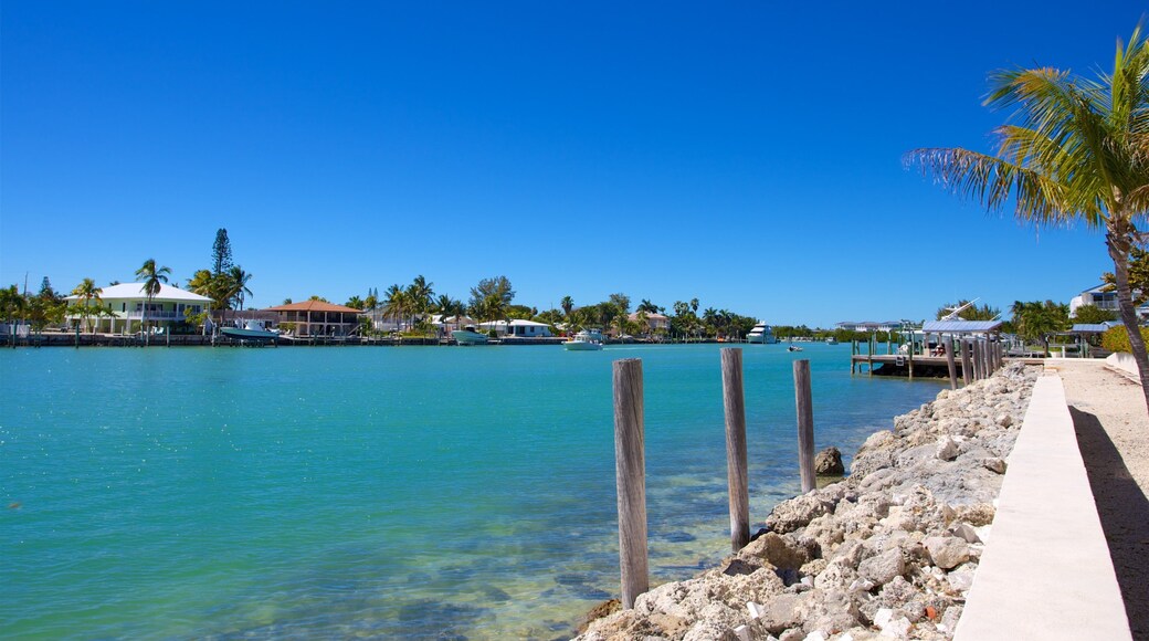 South Florida showing a bay or harbor and a coastal town