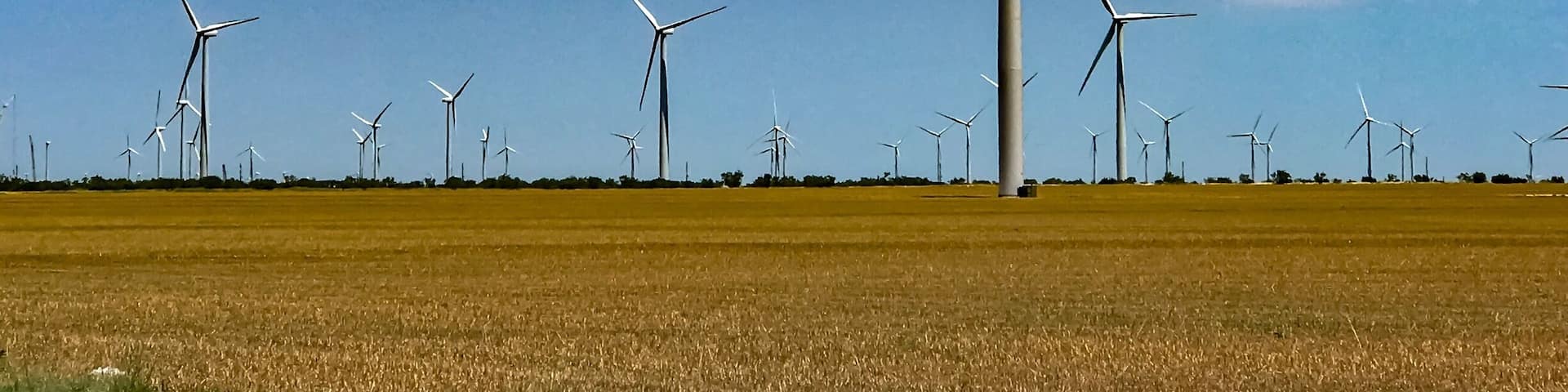 Traveling with the family up to Colorado was encountered with these amazing “giants” (like my wife calls them). Miles and miles of these
Wind propelled power sources that feed energy to a lot of the farms around them. Pretty epic.