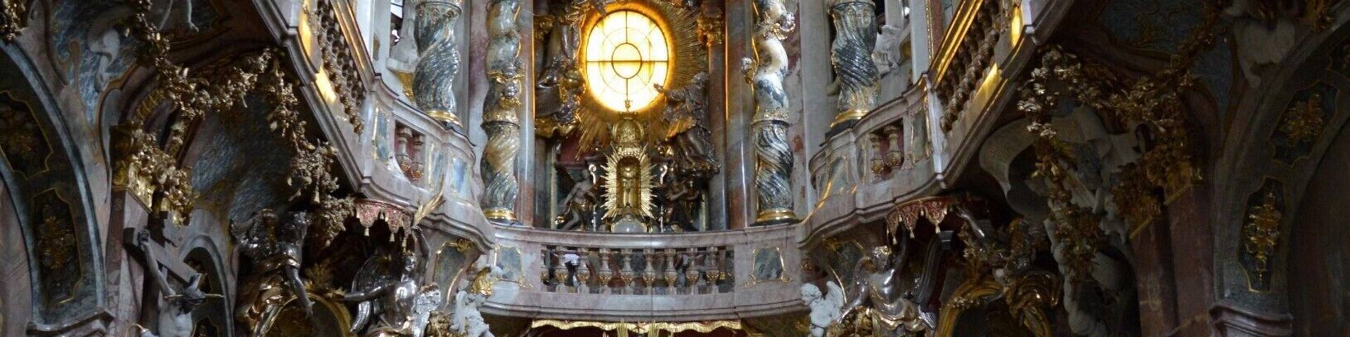 St. Johann Nepomuk, better known as the Asam Church (German: Asamkirche), is a Baroque church in Munich, southern Germany, built from 1733 to 1746 by the brothers, sculptor Egid Quirin Asam, and painter Cosmas Damian Asam as their private church. It is considered to be one of the most important buildings of the southern German Late Baroque