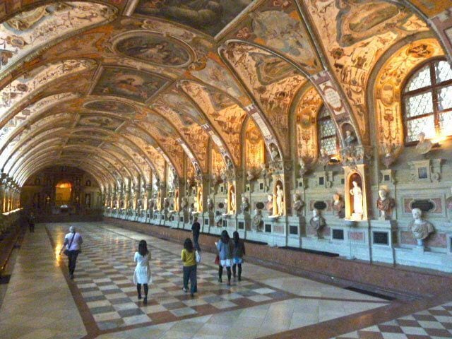 The Munich Residenz is one of the largest and most opulent palaces in Europe and served as the main palace and house of government for Bavarian rulers for 400 years dating back to 1508.

Today, visitors can tour 130 rooms in the palace with a self-guided audio tour (available in several different languages) and signage that is both in German and English.

Read more at: http://monkeysandmountains.com/munich-residenz