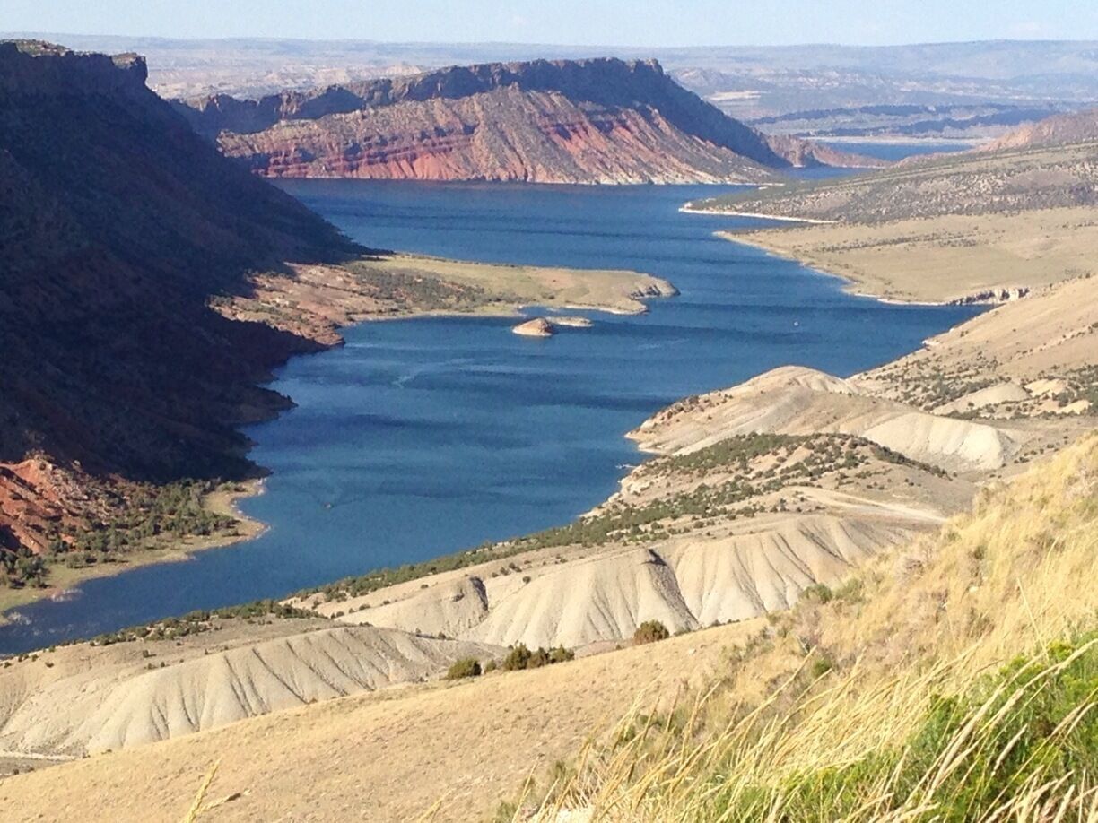 The walls of this beautiful gorge glow red with the morning and evening sun.  The southern end is the mot spectacular, on the Utah side. 