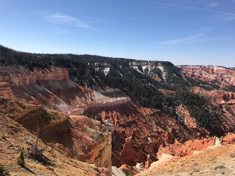 Lovely lookout over Cedar Breaks National Monument!