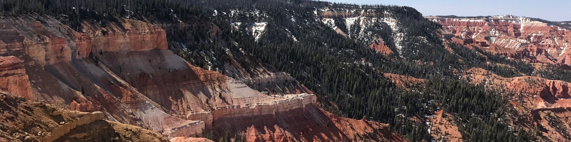 Lovely lookout over Cedar Breaks National Monument!