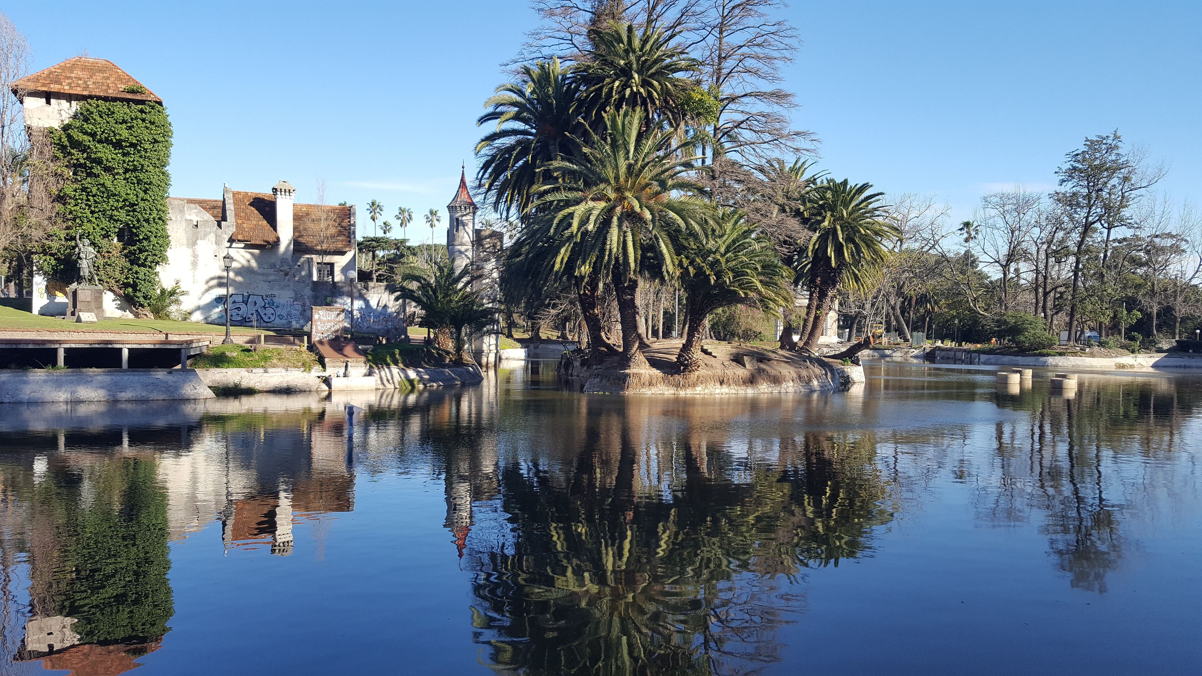 Lovely park in Montevideo. Uruguay