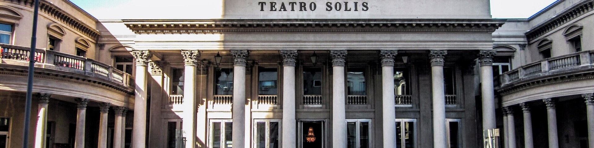 Solรญs Theatre in Odl Town Montevideo, Uruguay. It opened in 1856 and the building was designed by the Italian architect Carlo Zucchi.