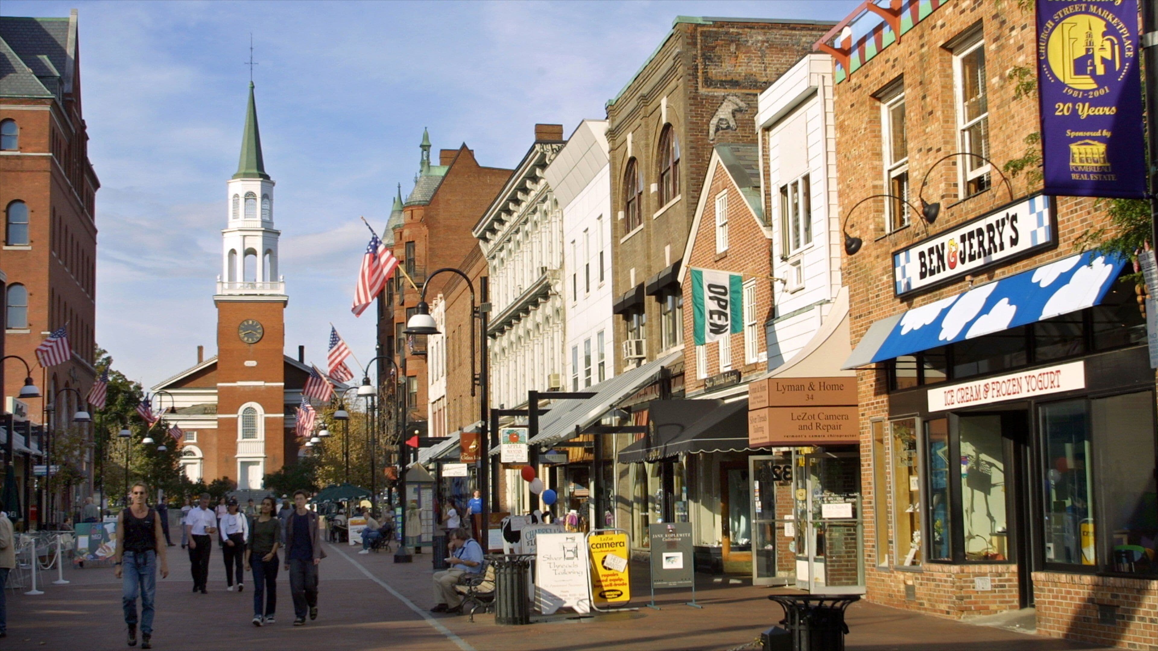 Vermont qui includes éléments du patrimoine et scènes de rue
