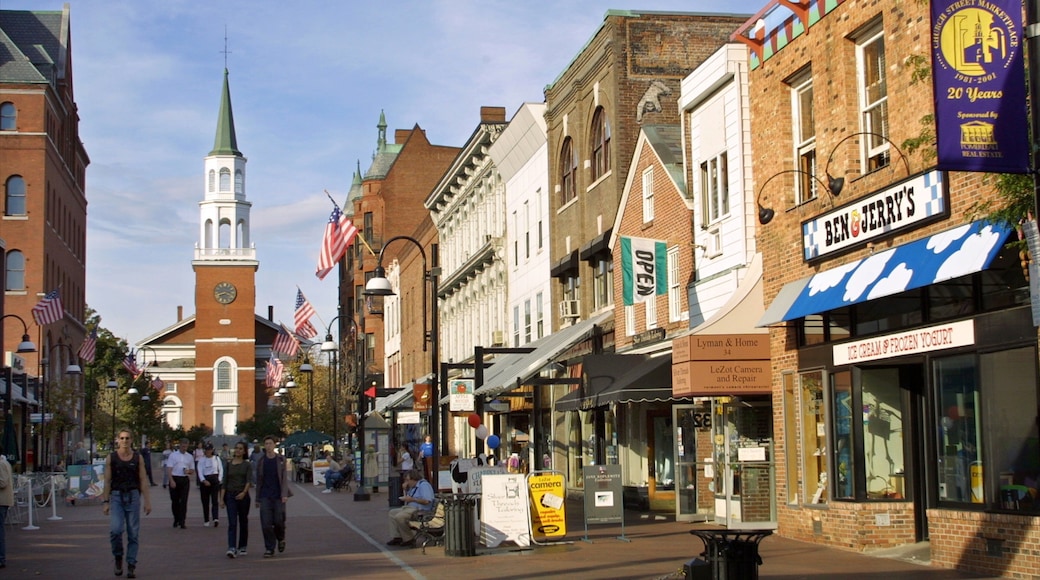 Vermont which includes heritage elements and street scenes