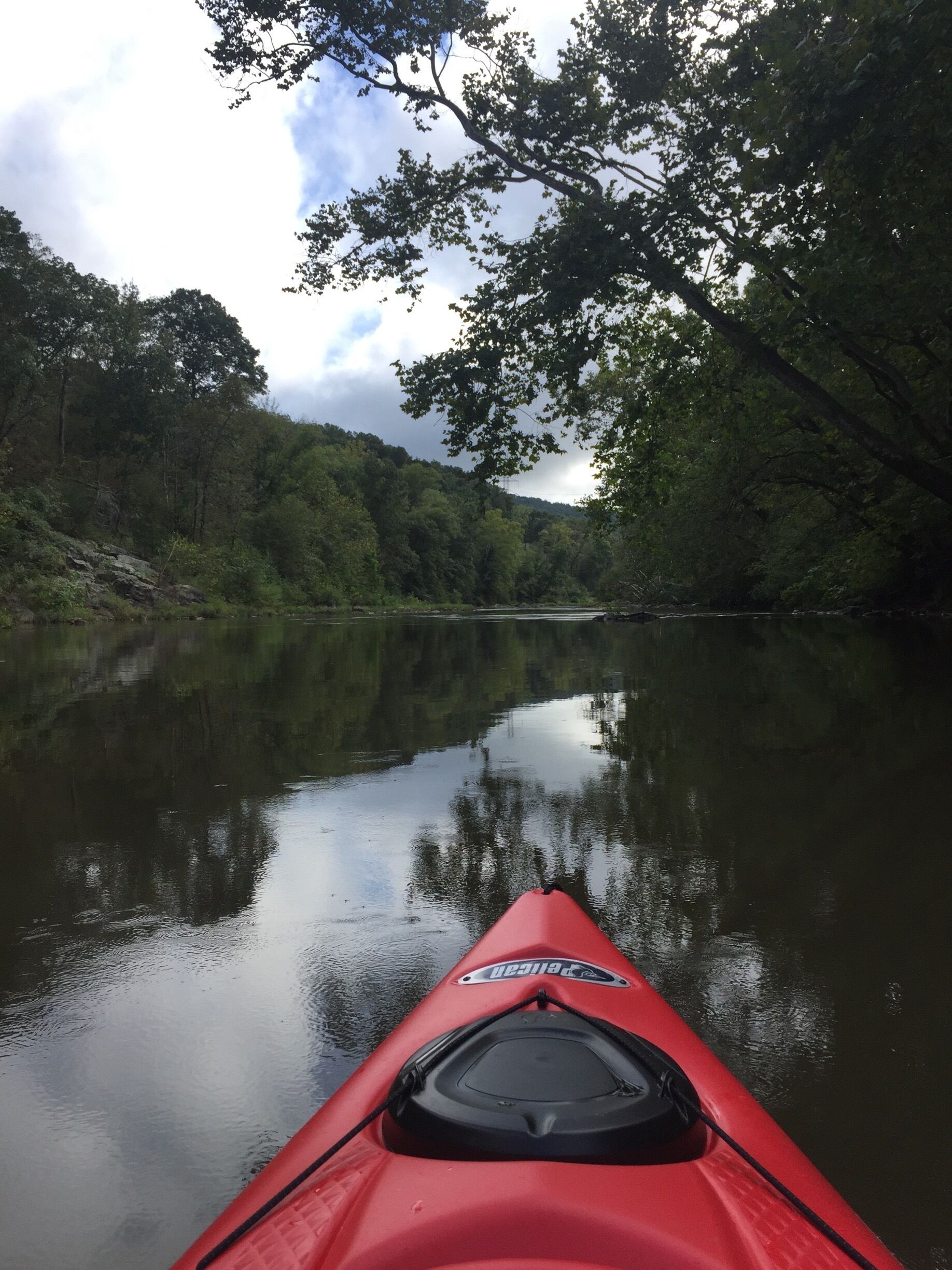 The Rivanna River runs through Charlottesville, Va. 