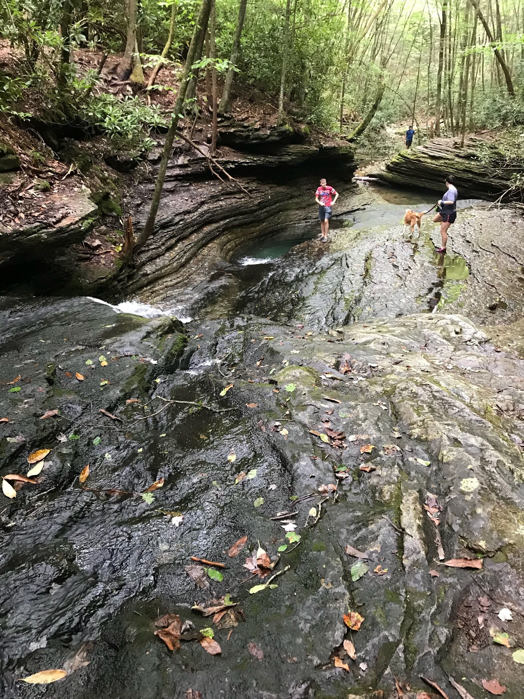 Beautiful and the water is so cool and welcoming after the hike up.