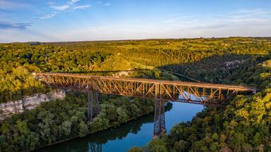 bridge drone photography