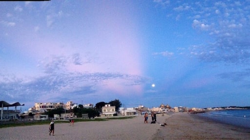 Caught the moonrise just before leaving the beach for the day. Had to snap a panorama. #beach
