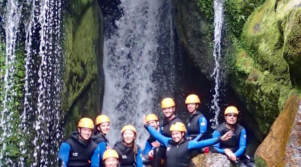 Cayoning in Able Tasman was awesome... However not for the faint of heart! Definitely scared me numerous time. Rappels and zip lines where awesome, slides were a little scary... But the jumps... OMG... So scary. I couldn't even do the second one (despite amazing and cute, lol, guides).