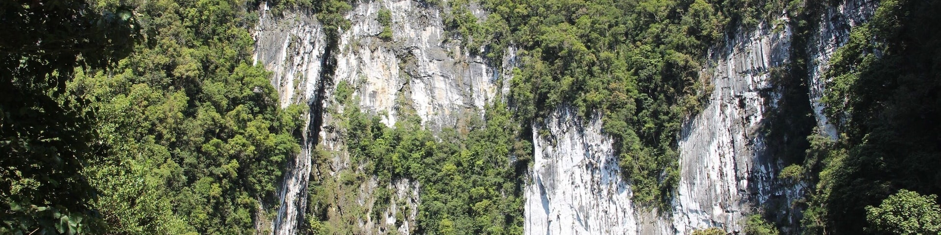 This is the entrance to Deer Cave where the millions of bats exodus each night.