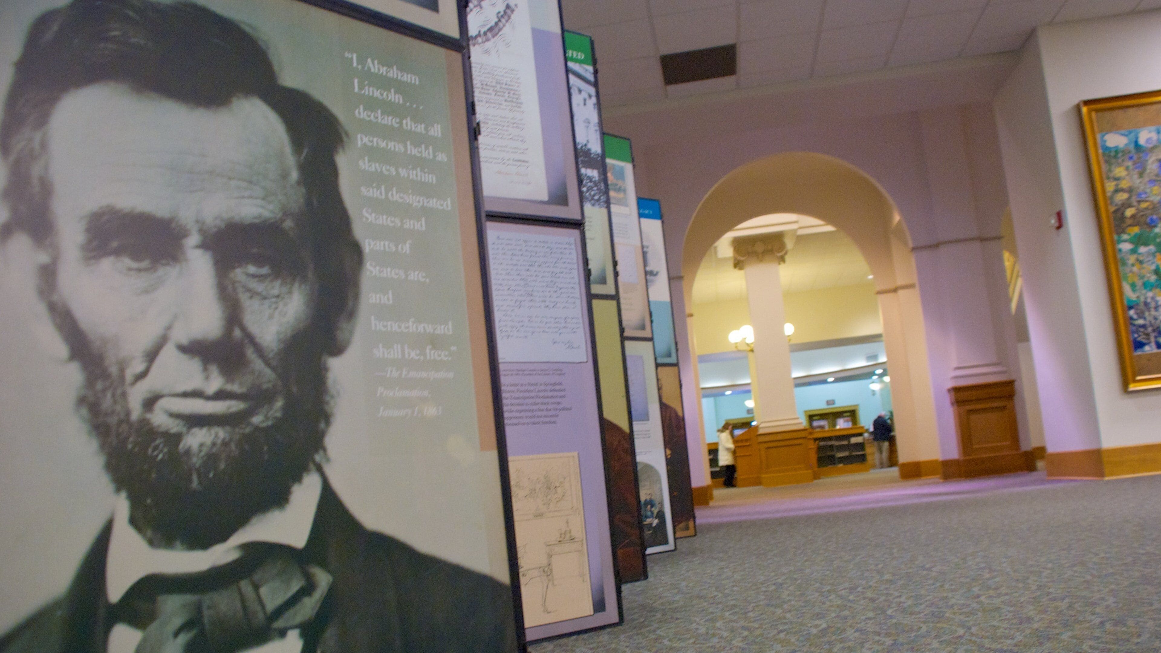 Wisconsin mostrando vistas interiores, patrimonio de arquitectura y arte