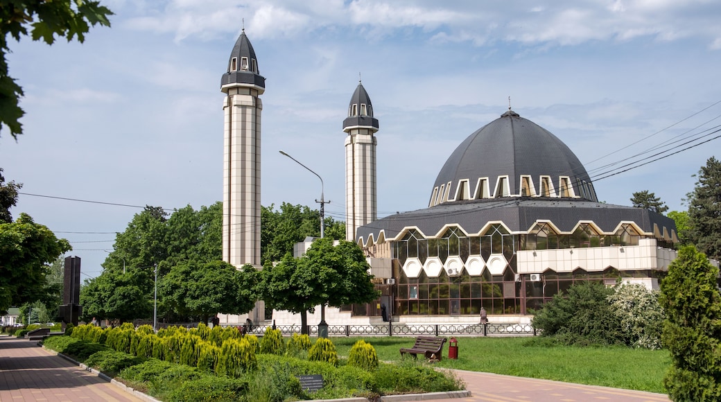 Mosque and minarets in Nalchik, Russia