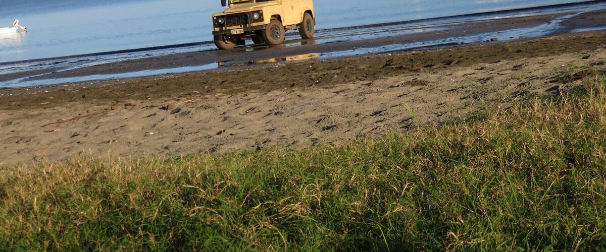 Jeeps driving into the ocean, no big deal. Not sure why they do it though.