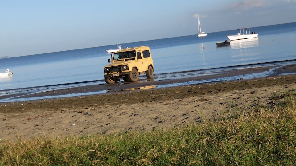 Jeeps driving into the ocean, no big deal. Not sure why they do it though.