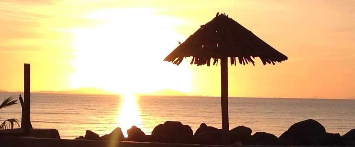 Sunset in Fiji in May