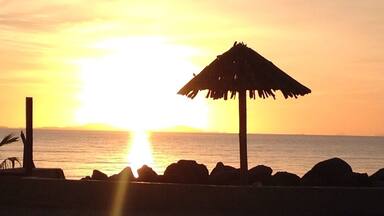 Sunset in Fiji in May