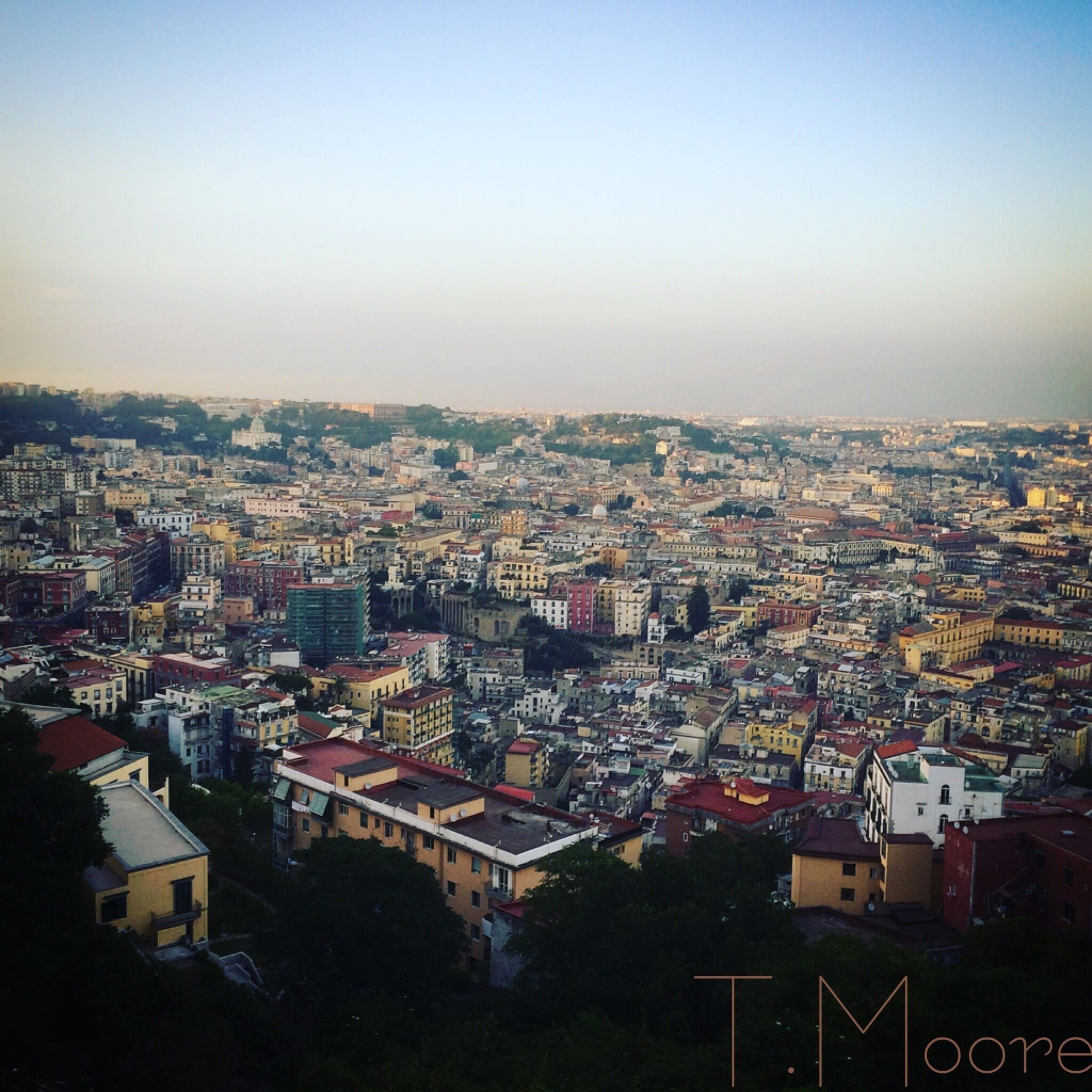 Castle saint Elmo has stunning views of the city.