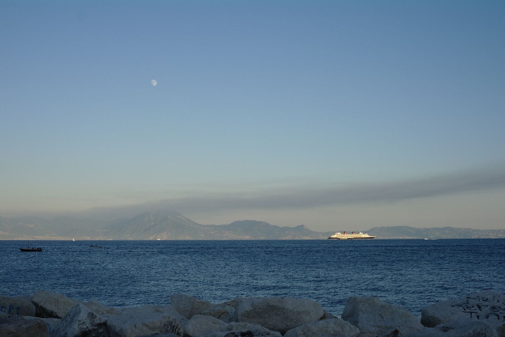 Mergellina, vista sul mare.