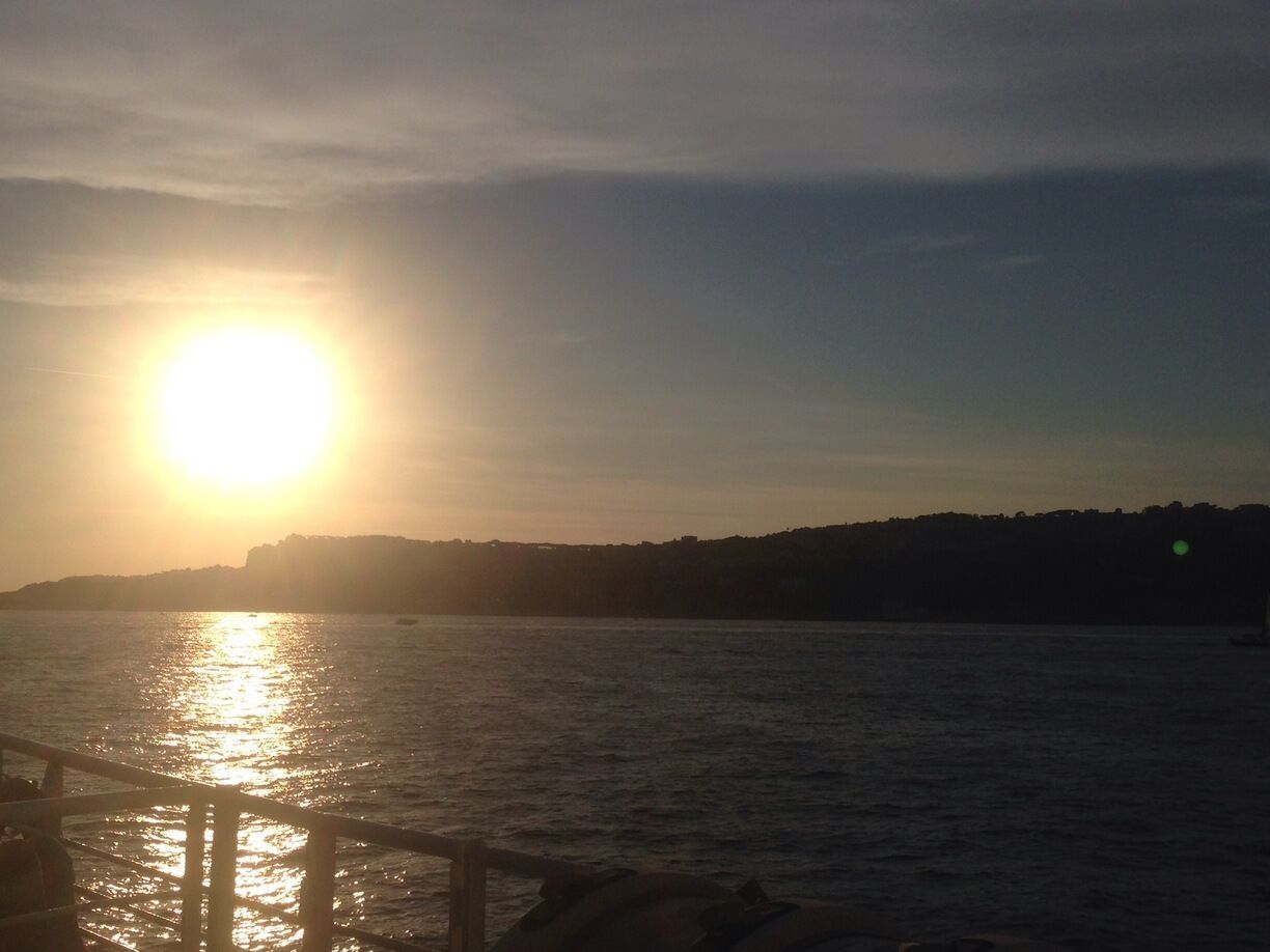 Tramonto su Posillipo dal mare