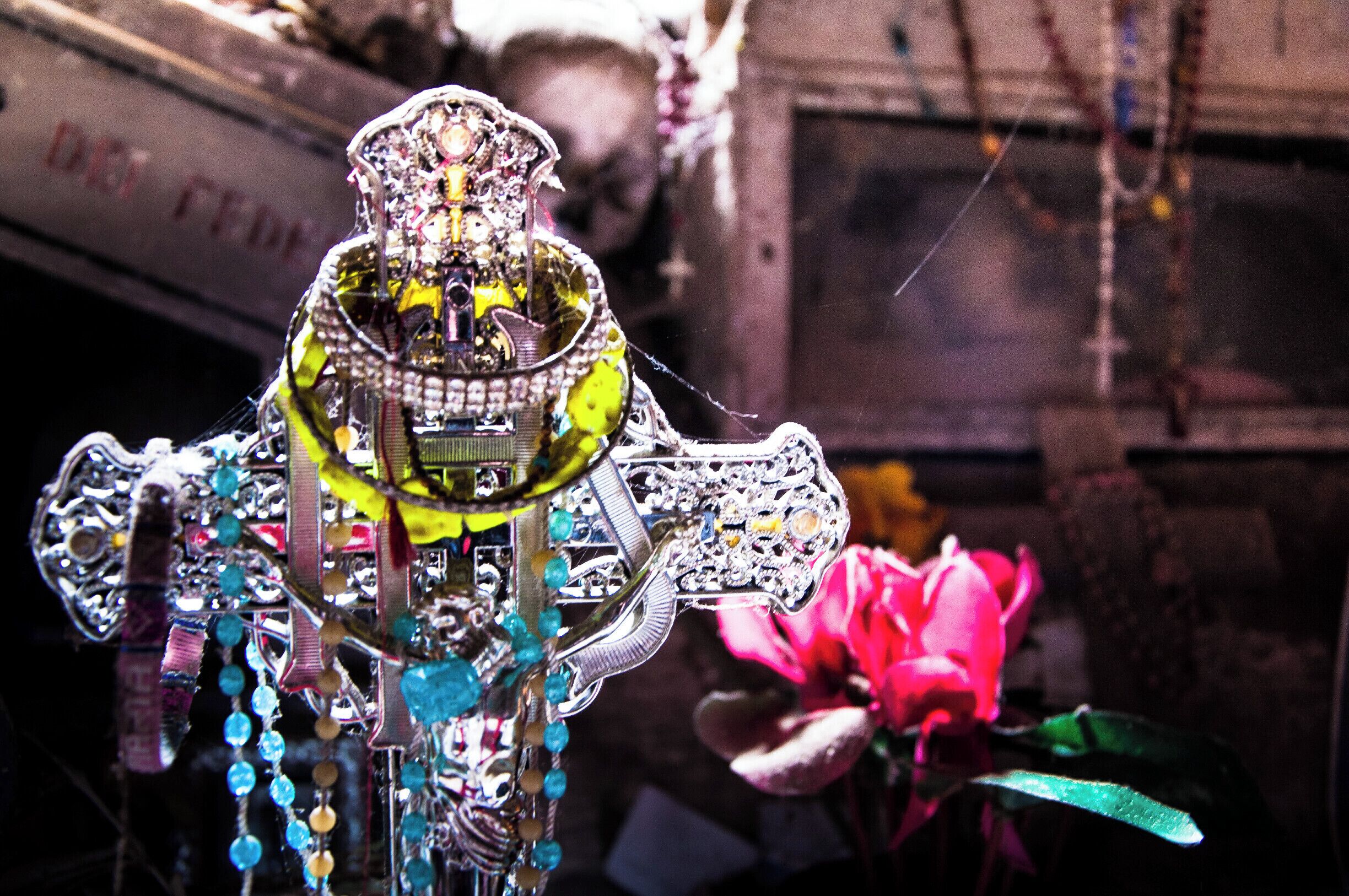 Located in the Valley of the Dead, Naples ancient necropolis and modern day Rione Sanità district is a 30,000 square meter cavern burrowed into the tufo of Capodimonte Hill. Named for the abundance of fresh water springs in the area, some estimates say the Fontanelle Cemetery once held some 8 million human bones. The skeletal remains of those too poor to afford a proper burial place and the untold number of souls claimed by disease.