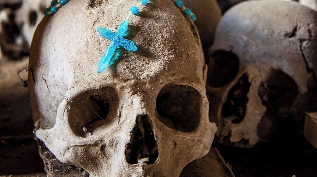 The Fontanelle cemetery in Naples is a charnel house, an ossuary, located in a cave in the tuff hillside in the Materdei section of the city. It is associated with an important chapter in the folklore of the city.