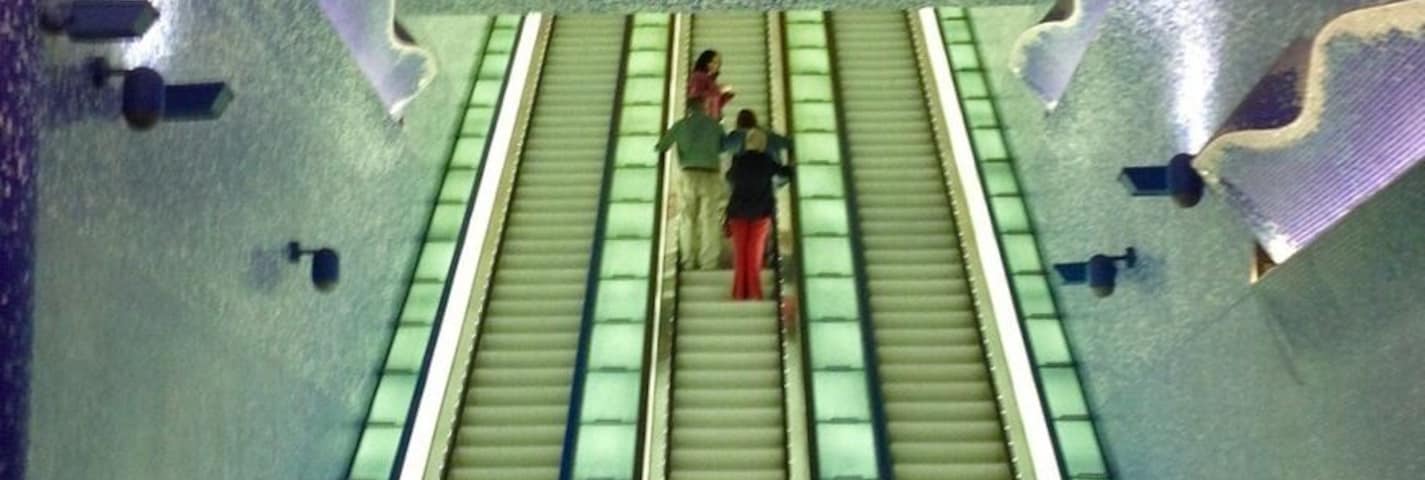 Toledo metro station in Naples, Italy