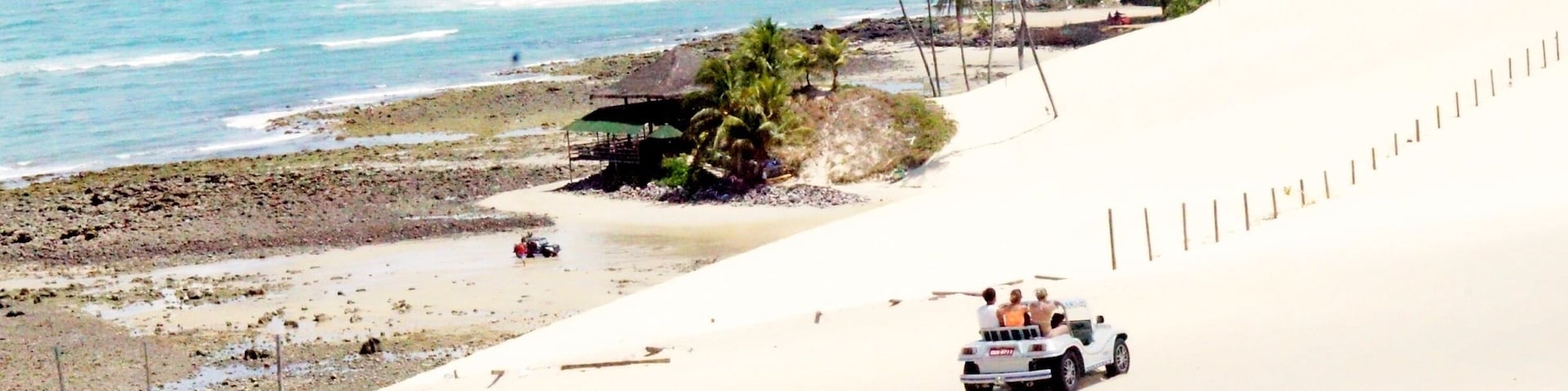 Sandy ride in a buggy along the gorgeous beach in Natal, Brazil.
