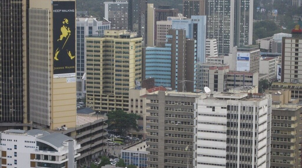View from the top of Kenyatta International Conference Center, Nairobi, Kenya
