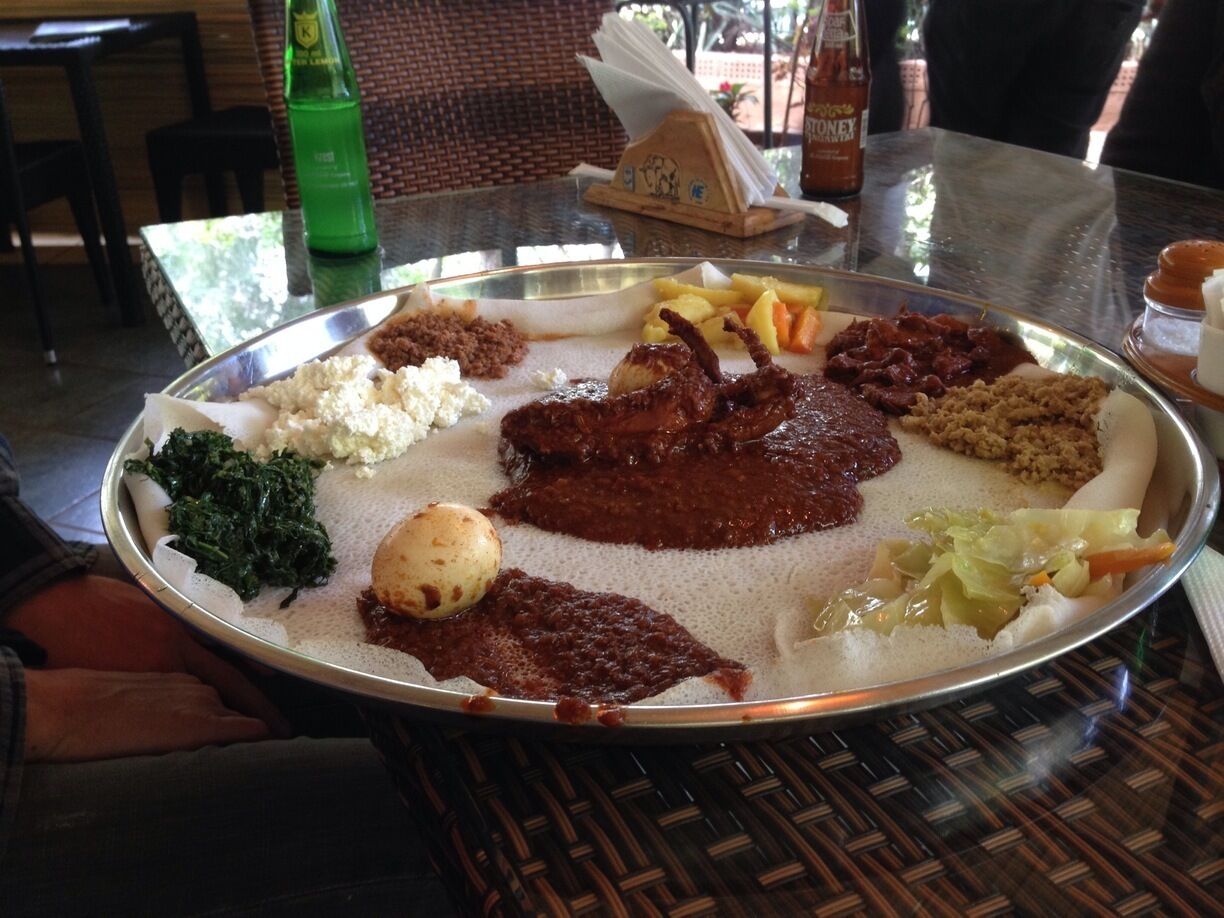 The best Ethiopian restaurant in Nairobi Kenya. Trust me, I grew up there and all of my Ethi friends agree it's the best:)