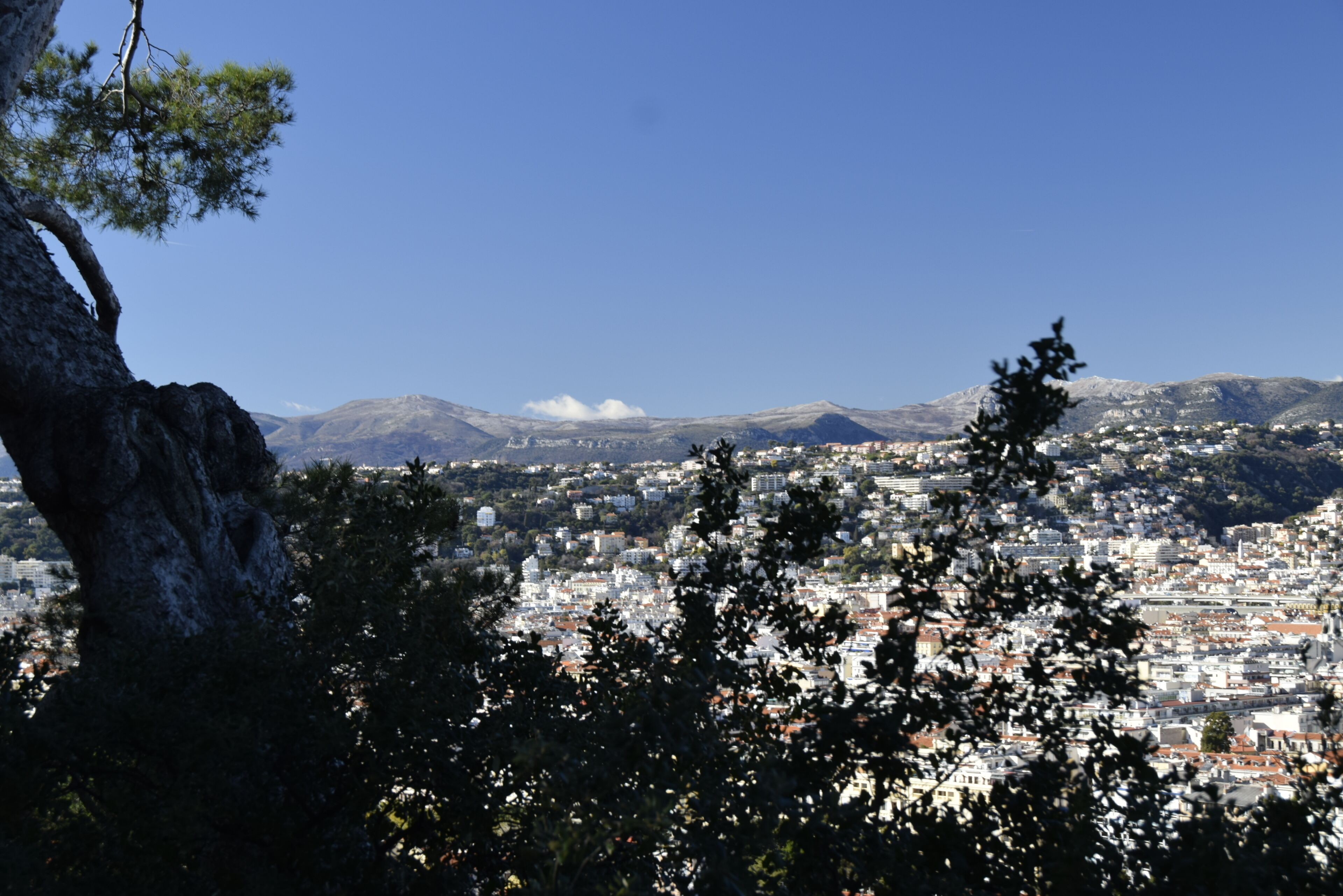 View from Mont Borrow to Nice