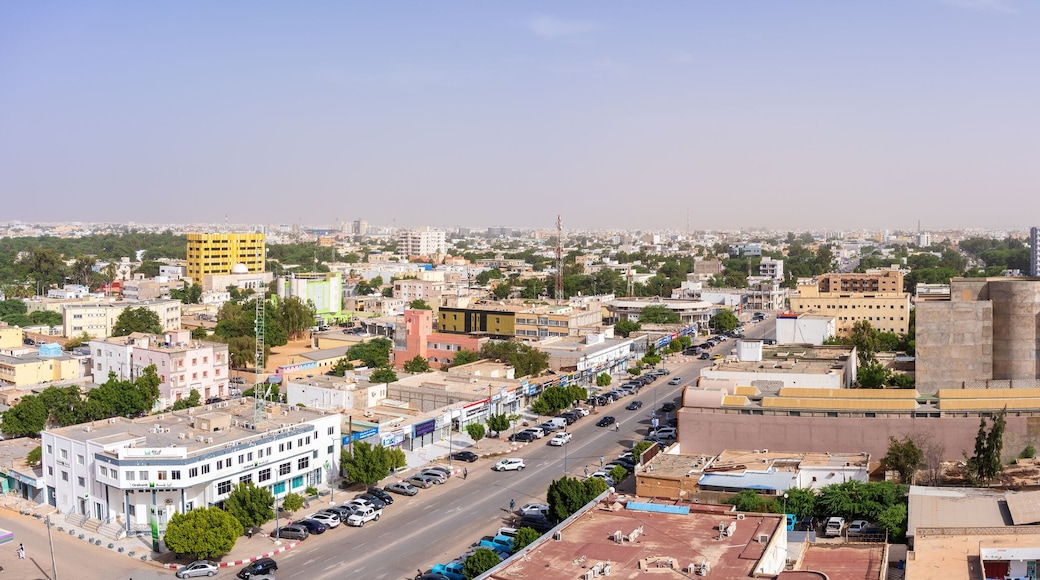 Nouakchott panorama, the capital of Mauritania in the Western Africa