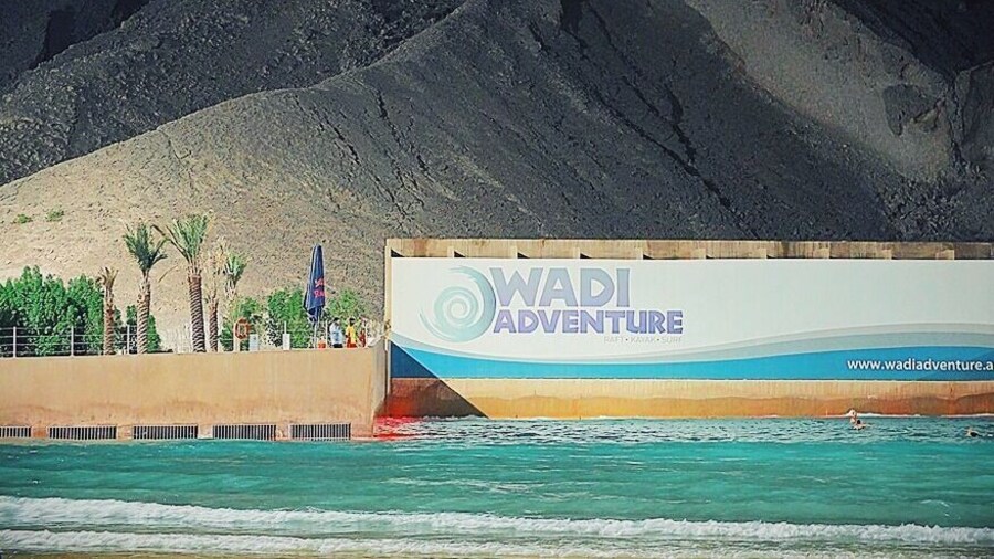 #TroveOn
Surf's up at one of the few places to surf on in the desert. The mountains as backdrop is just what makes it all the more amazing.