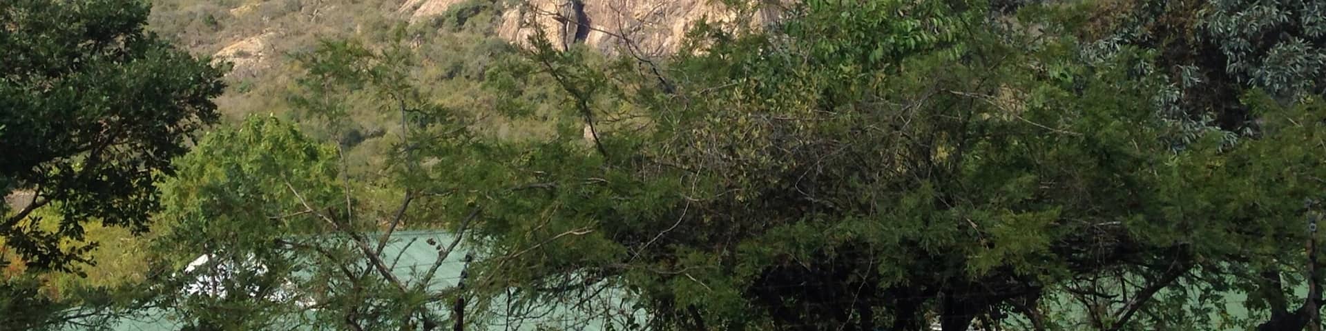 Had an amazing stay at the Hands at Work hub which works in eight different countries in Africa. The Hands staff were amazing and we felt blessed by them. We also got to spend time with George's wife Carolyn and his Mom.
This was a view of the terrain from my guest room at the hub. I am thinking about returning to South
Africa.
Africa