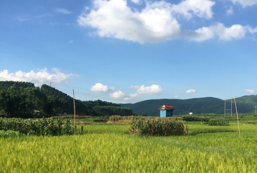 Driving through Wuming County in Nanning