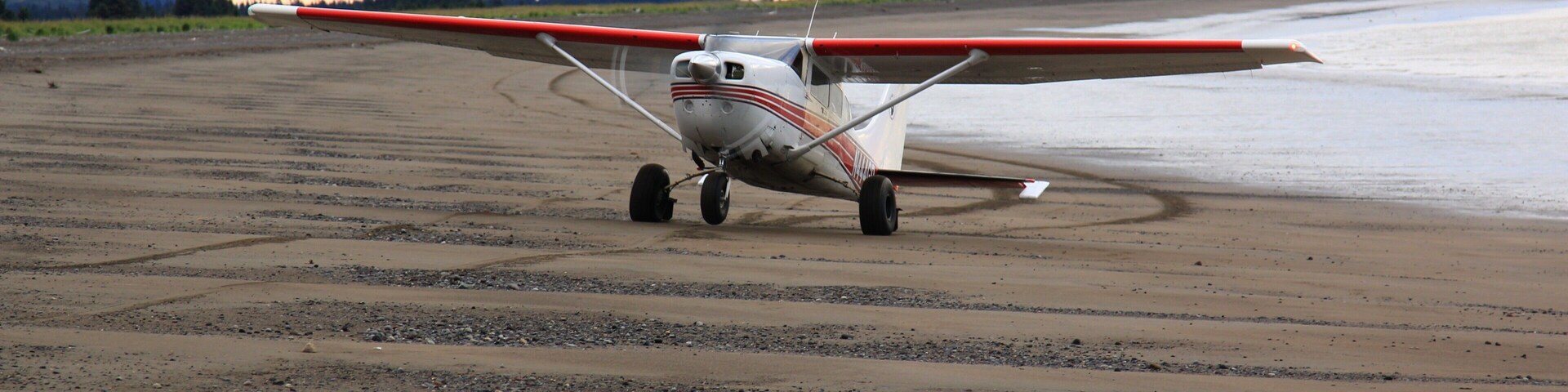 Highlight of our Alaska trip: BEAR WATCHING TOUR: Flew in to Lark Clark on Kbay Air out of Homer, Alaska. Landed on a sand beach at low tide while the sand was compacted.