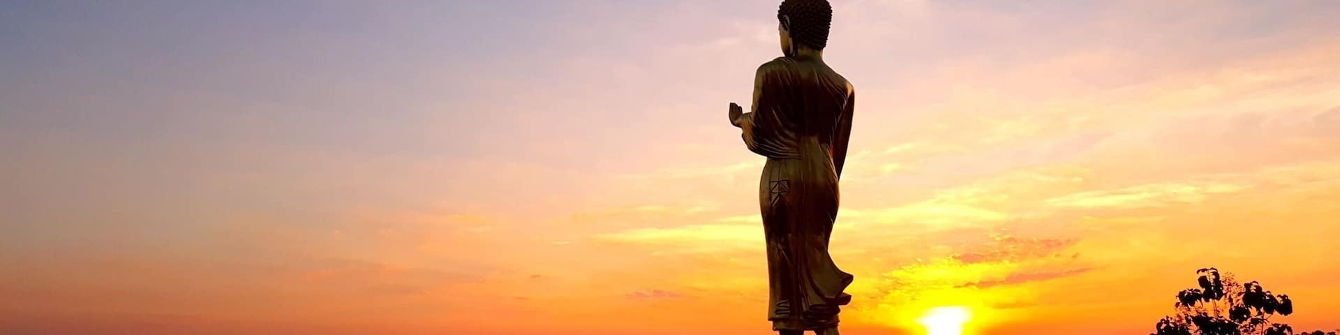 Sunrise on the hill at the viewpoint of Mueng Nan District.