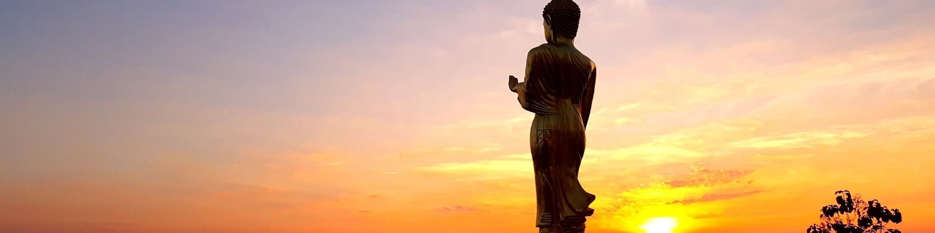 Sunrise on the hill at the viewpoint of Mueng Nan District.