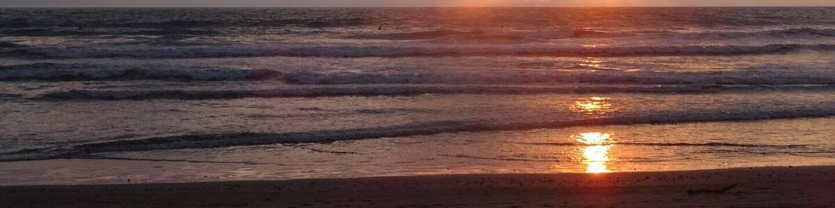 #BeachBound at sunset over the Pacific in Costa Rica.
We stayed in Guiones, within a few minutes walk to the beach. With our rental car, we were close to several beaches, each with their own distinct character. Playa Guiones is popular with surfers.