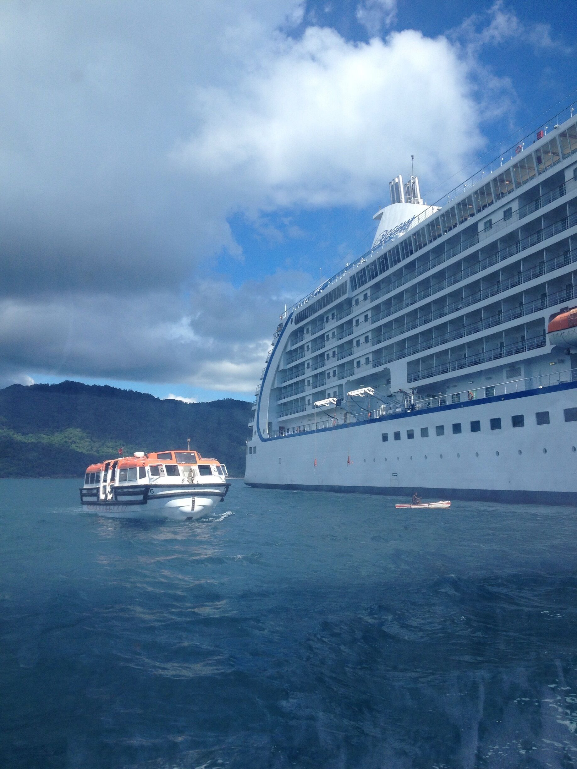 Starting the job on the Cruise ship in Madagascar 